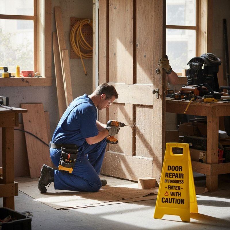 Entrance Door Repair in Conroe, TX