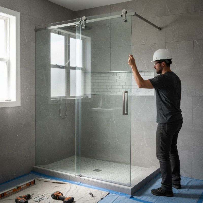 Glass Shower Door Replacement in Alpharetta, GA