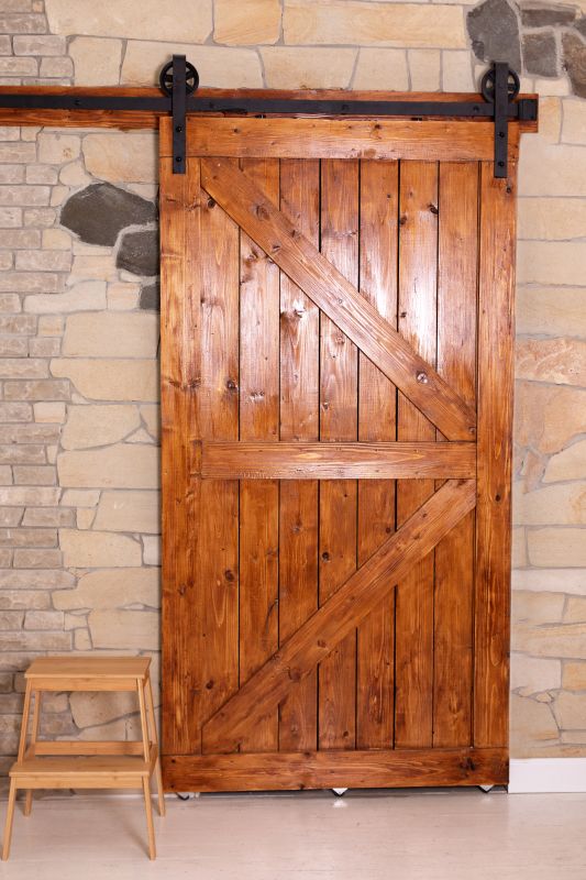 Wood Sliding Door Installation in Cary, NC